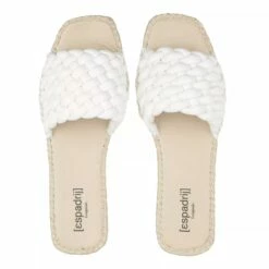 Slip On Sandale Blanc Claquette 11 Slip On Sandale Blanc Claquette -Pas Cher Fashionette Magasin A0158030 Espadrij l originale 4