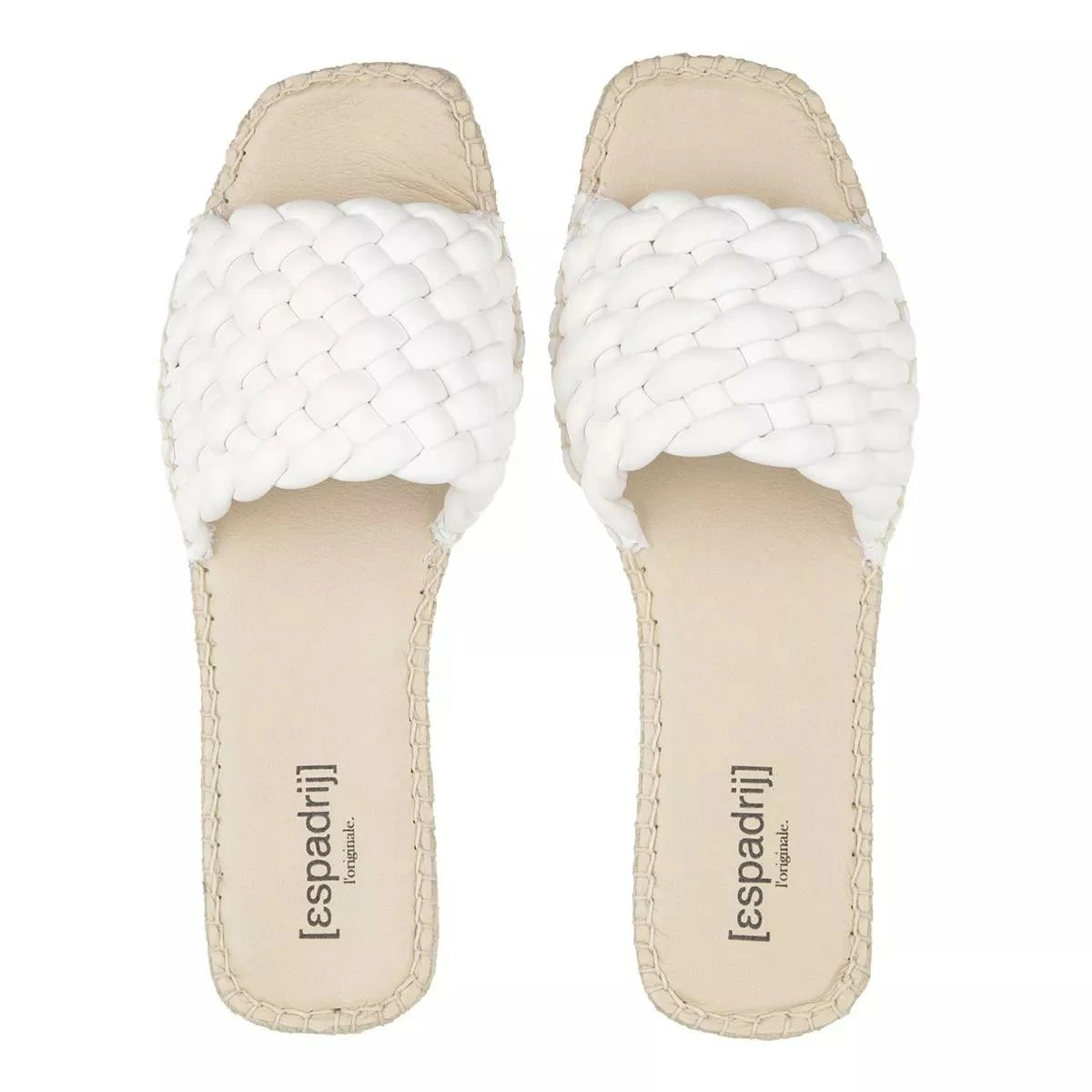 Slip On Sandale Blanc Claquette 7 Slip On Sandale Blanc Claquette – Image 5