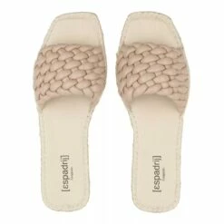 Slip On Sandale Nature Claquette -Pas Cher Fashionette Magasin A0158031 Espadrij l originale 4