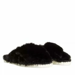 Espadrille Slipper Noir Pantoufle