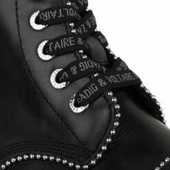 Zadig & Voltaire Joe - Smooth Cowskin & Studs Pipping Black Bottes De Motard 8 Zadig & Voltaire Joe - Smooth Cowskin & Studs Pipping Black Bottes De Motard -Pas Cher Fashionette Magasin A0159622 Zadig Voltaire position 3
