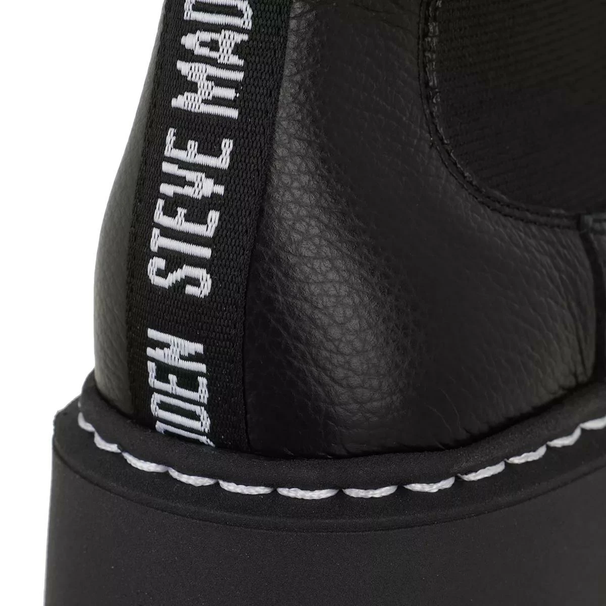 Steve Madden Vivianne Black Leather Botte 5 Steve Madden Vivianne Black Leather Botte – Image 3