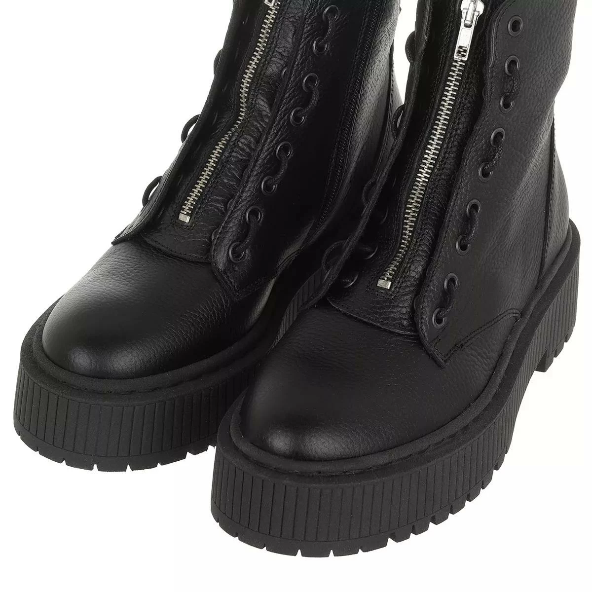 Steve Madden Odyl Black Leather Botte 6 Steve Madden Odyl Black Leather Botte – Image 4