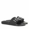 DSQUARED2 Logo Print Slides Black Claquette -Pas Cher Fashionette Magasin A0162829 Dsquared2 1