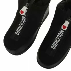 LOVE MOSCHINO St Ttod Skiboot20 Lycra Nero Bottes D'hiver 9 LOVE MOSCHINO St Ttod Skiboot20 Lycra Nero Bottes D'hiver -Pas Cher Fashionette Magasin A0164010 LoveMoschino position 4