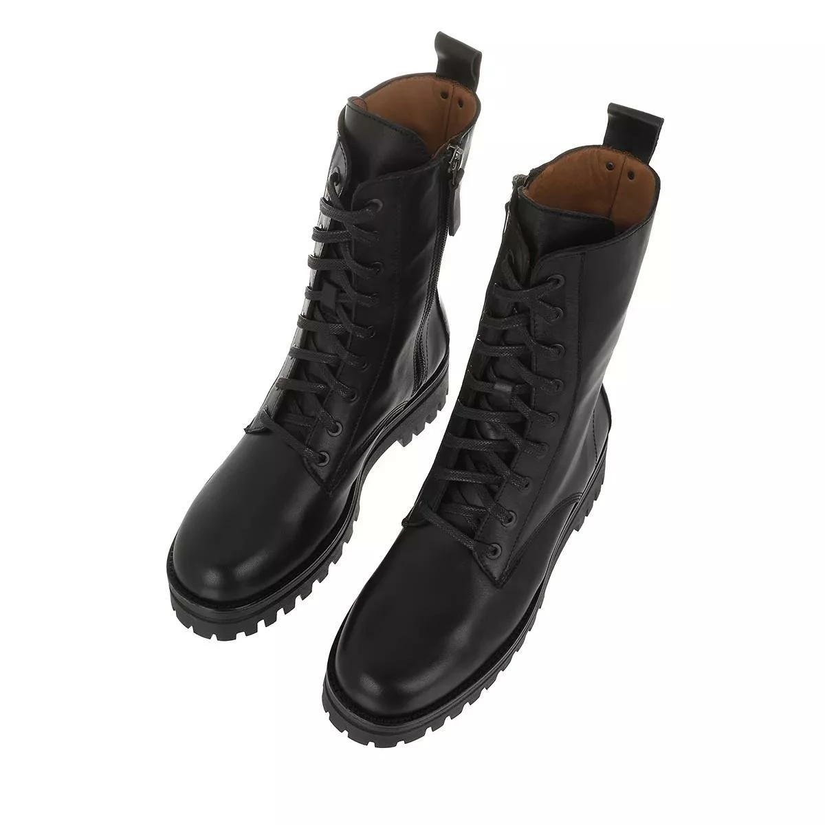 Ankle Boots With Track Sole Black Bottes De Motard 7 Ankle Boots With Track Sole Black Bottes De Motard – Image 5