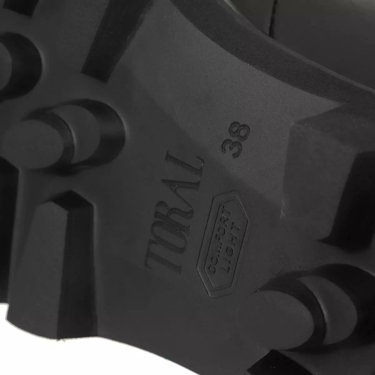 Boots With Zipper Front And Track Sole Black Bottine 5 Boots With Zipper Front And Track Sole Black Bottine – Image 4