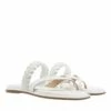 MICHAEL Michael Kors Alba Thong Slide Optic White Sandale