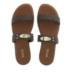 MICHAEL Michael Kors Plate Slide Lugg Multi Claquette 9 MICHAEL Michael Kors Plate Slide Lugg Multi Claquette -Pas Cher Fashionette Magasin A0174831 MichaelMichaelKors position 4