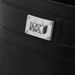 MICHAEL Michael Kors Padma Strap Flat Bootie Black Bottine 9 MICHAEL Michael Kors Padma Strap Flat Bootie Black Bottine -Pas Cher Fashionette Magasin A0174843 LoveMoschino position 3