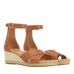 Ugg W Eugenia Tan Leather Espadrille