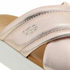 Ugg W Zayne Crossband Rose Gold Metallic Sandale -Pas Cher Fashionette Magasin A0176792 UGG position 3