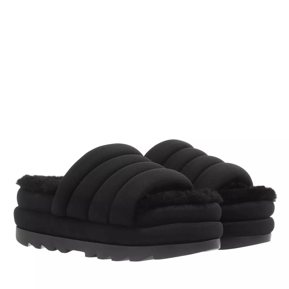 Ugg W Puft Slide Black Claquette 3 Ugg W Puft Slide Black Claquette