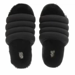 Ugg W Puft Slide Black Claquette 8 Ugg W Puft Slide Black Claquette -Pas Cher Fashionette Magasin A0176802 MCM position 4