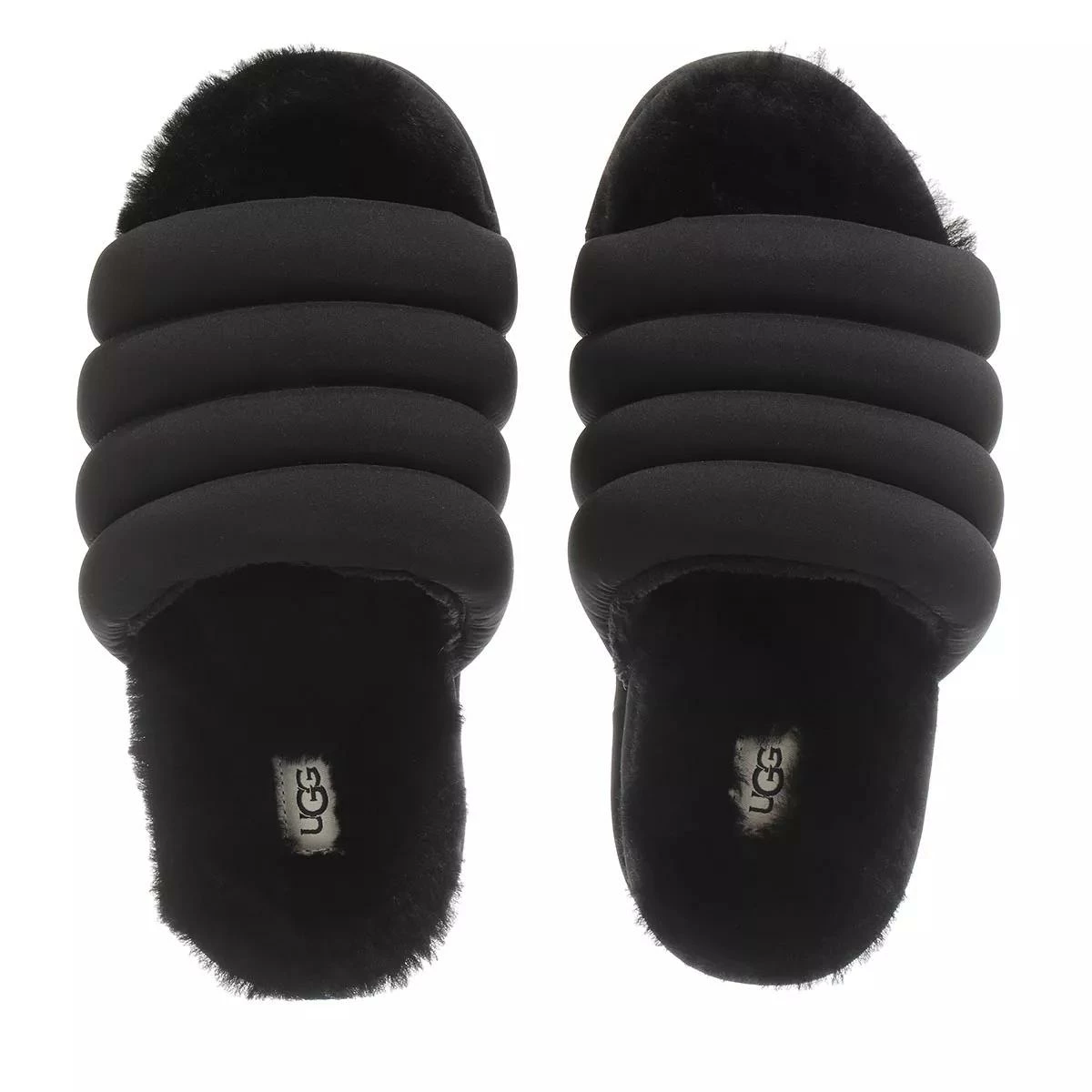 Ugg W Puft Slide Black Claquette 5 Ugg W Puft Slide Black Claquette – Image 3