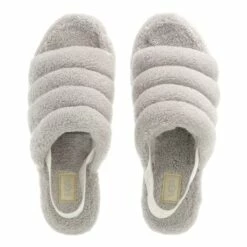 Ugg W Fluff Yeah Terry Metal Grey Pantoufle -Pas Cher Fashionette Magasin A0176807 UGG position 4