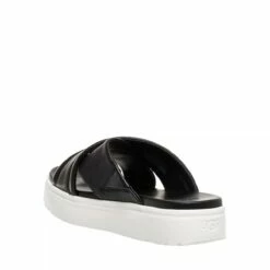 Ugg W Zayne Crossband Black Leather Claquette -Pas Cher Fashionette Magasin A0176809 UGG position 2