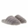 Ted Baker LOPSEY Faux Fur Mule Slipper Light Grey Pantoufle