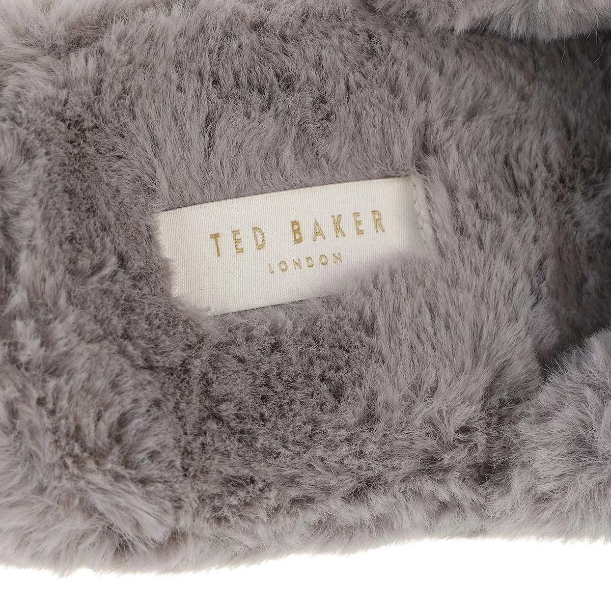 Ted Baker LOPSEY Faux Fur Mule Slipper Light Grey Pantoufle 5 Ted Baker LOPSEY Faux Fur Mule Slipper Light Grey Pantoufle – Image 3