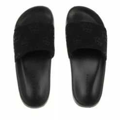 Ted Baker KRISTIN Magnolia Flower Slider Black Claquette 9 Ted Baker KRISTIN Magnolia Flower Slider Black Claquette -Pas Cher Fashionette Magasin A0178715 TedBaker position 4