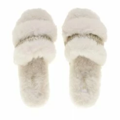 MICHAEL Michael Kors Scarlett Slipper Cream Pantoufle -Pas Cher Fashionette Magasin A0178995 MichaelKors position 4