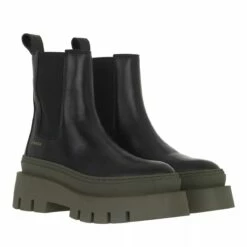 Copenhagen Studios Black/Green Botte Chelsea