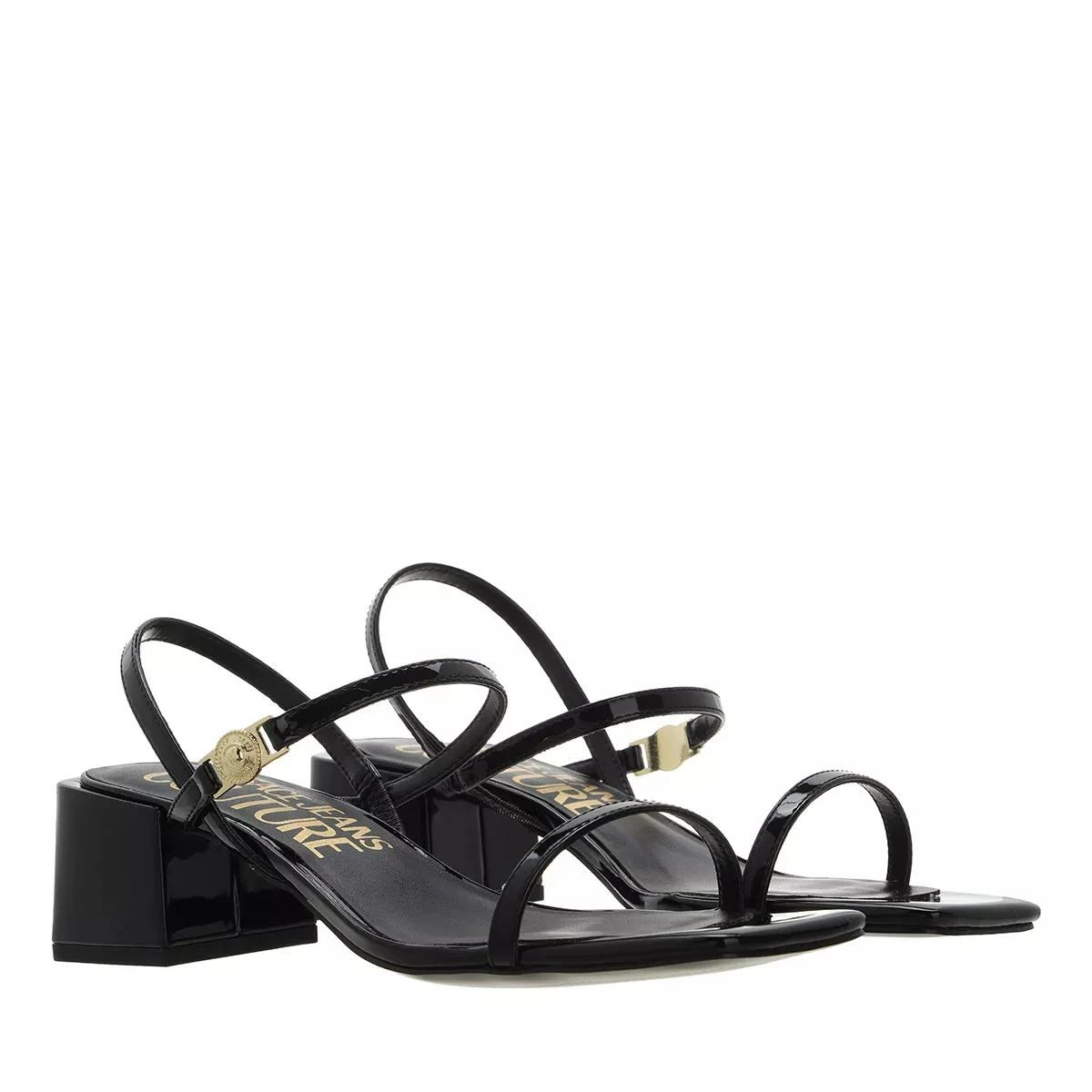 Versace Jeans Couture Sandal Shoes Black Sandale 3 Versace Jeans Couture Sandal Shoes Black Sandale