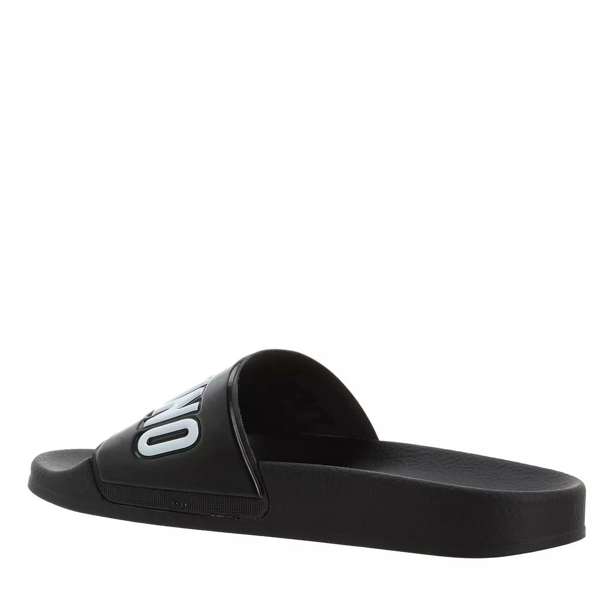 MOSCHINO Sabotd Pool25 Pvc Logo Nero Bianco Claquette 4 MOSCHINO Sabotd Pool25 Pvc Logo Nero Bianco Claquette – Image 2