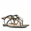 Patrizia Pepe Sandalo Flat Nero Sandale -Pas Cher Fashionette Magasin A0183981 PatriziaPepe position 1