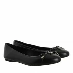 MICHAEL Michael Kors Melody Toe Cap Black Ballerine