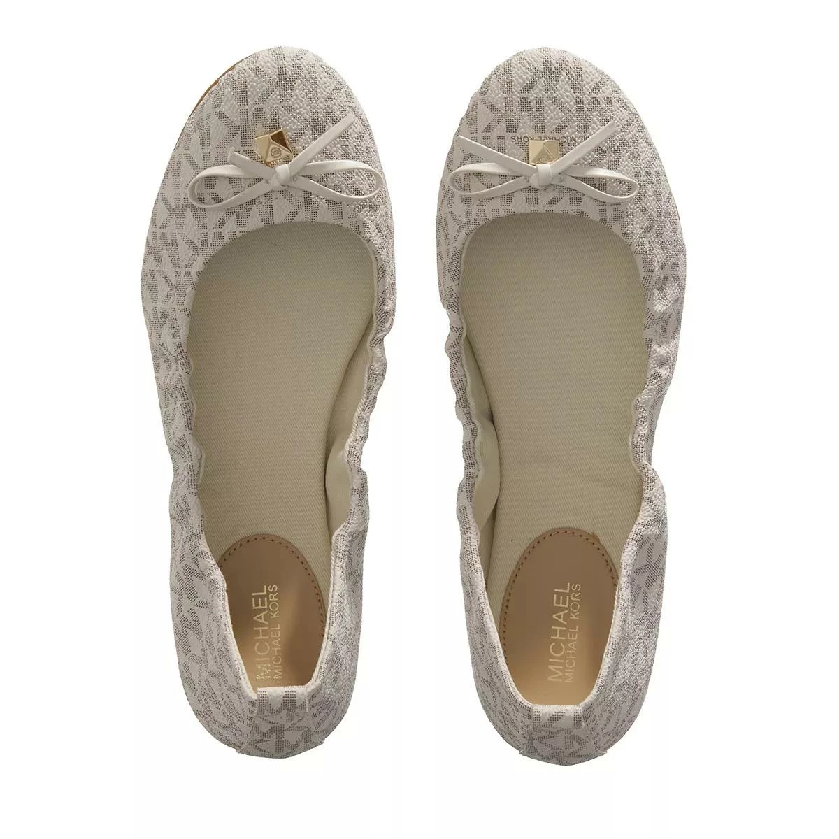 MICHAEL Michael Kors Juliette Flat Vanilla Ballerine 6 MICHAEL Michael Kors Juliette Flat Vanilla Ballerine – Image 4