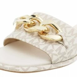 MICHAEL Michael Kors Scarlett Slide Vanilla Claquette -Pas Cher Fashionette Magasin A0185619 MichaelMichaelKors position 3