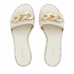 MICHAEL Michael Kors Scarlett Slide Vanilla Claquette -Pas Cher Fashionette Magasin A0185619 MichaelMichaelKors position 4