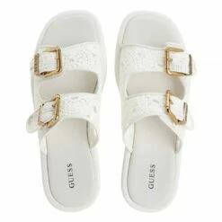 Guess Ramod2 Sandals White Cream Claquette -Pas Cher Fashionette Magasin A0185643 Guess position 4