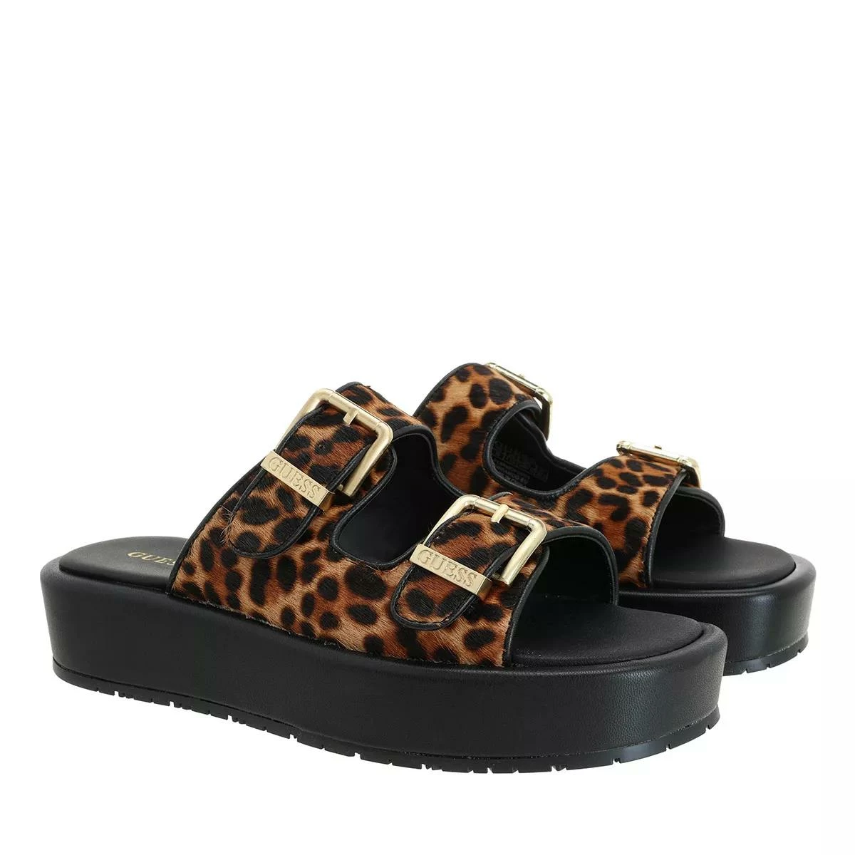 Guess Ramod Sandals Leopard Claquette 3 Guess Ramod Sandals Leopard Claquette