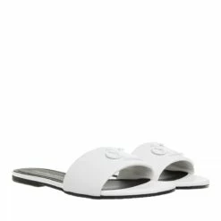 Calvin Klein Flat Sandal Bright White Sandale