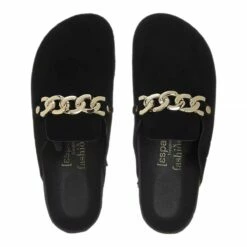Cloq Velour Gold Noir Mule 11 Cloq Velour Gold Noir Mule -Pas Cher Fashionette Magasin A0186466 EspadrijlOriginale Position 4