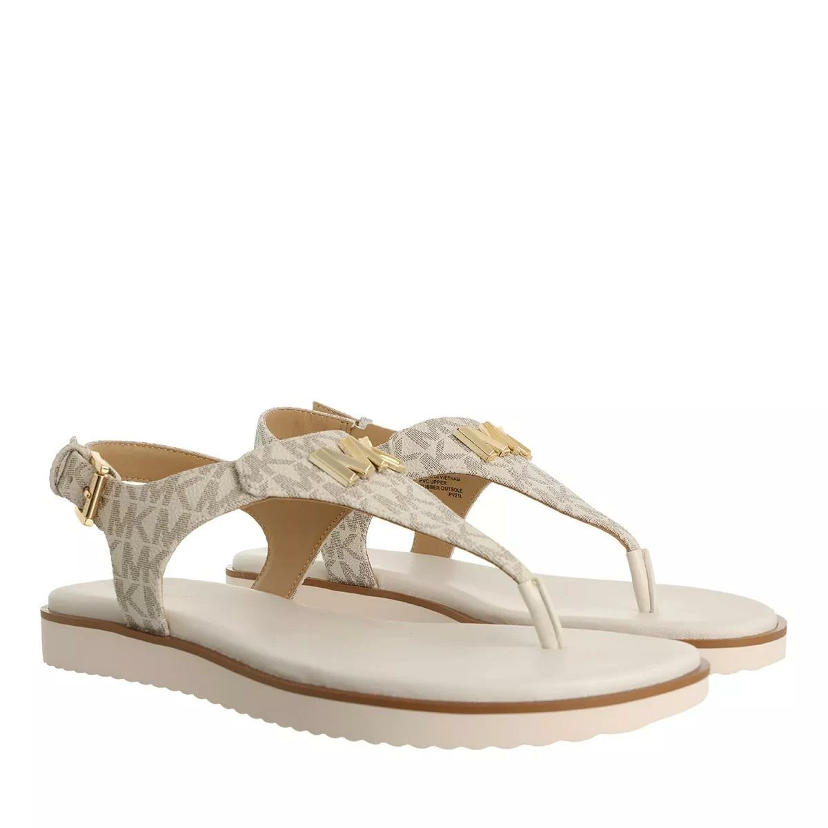 MICHAEL Michael Kors Jilly Flat Sandal Vanilla Sandale 3 MICHAEL Michael Kors Jilly Flat Sandal Vanilla Sandale