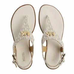 MICHAEL Michael Kors Jilly Flat Sandal Vanilla Sandale 8 MICHAEL Michael Kors Jilly Flat Sandal Vanilla Sandale -Pas Cher Fashionette Magasin A0187736 MichaelMichaelKors position 4