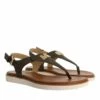 MICHAEL Michael Kors Jilly Flat Sandal Brown Sandale