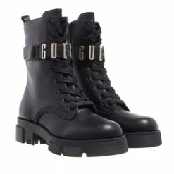 Guess Madox Black Bottes à Lacets