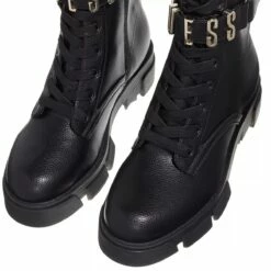 Guess Madox Black Bottes à Lacets 10 Guess Madox Black Bottes à Lacets -Pas Cher Fashionette Magasin A0187809 Guess position 6