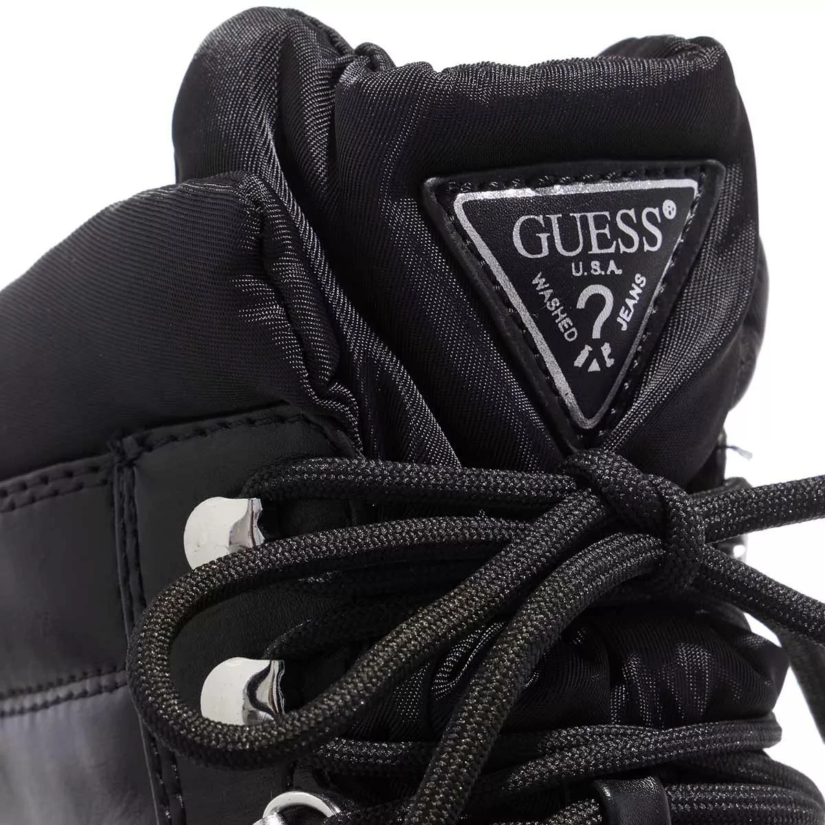 Guess Vaney2 Black Bottes à Lacets 6 Guess Vaney2 Black Bottes à Lacets – Image 4