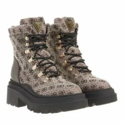 Guess Vaney Olive Bottes à Lacets