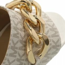 MICHAEL Michael Kors Scarlett Midheel Mule Vanilla Mule -Pas Cher Fashionette Magasin A0190035 MichaelMichaelKors position 3