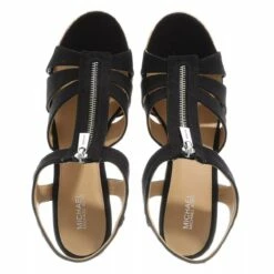 MICHAEL Michael Kors Berkley Wedge Black Espadrille -Pas Cher Fashionette Magasin A0190042 MichaelMichaelKors position 4