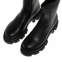 Steve Madden Maryann Black Leather Bottine -Pas Cher Fashionette Magasin A0190634 SteveMadden position 4