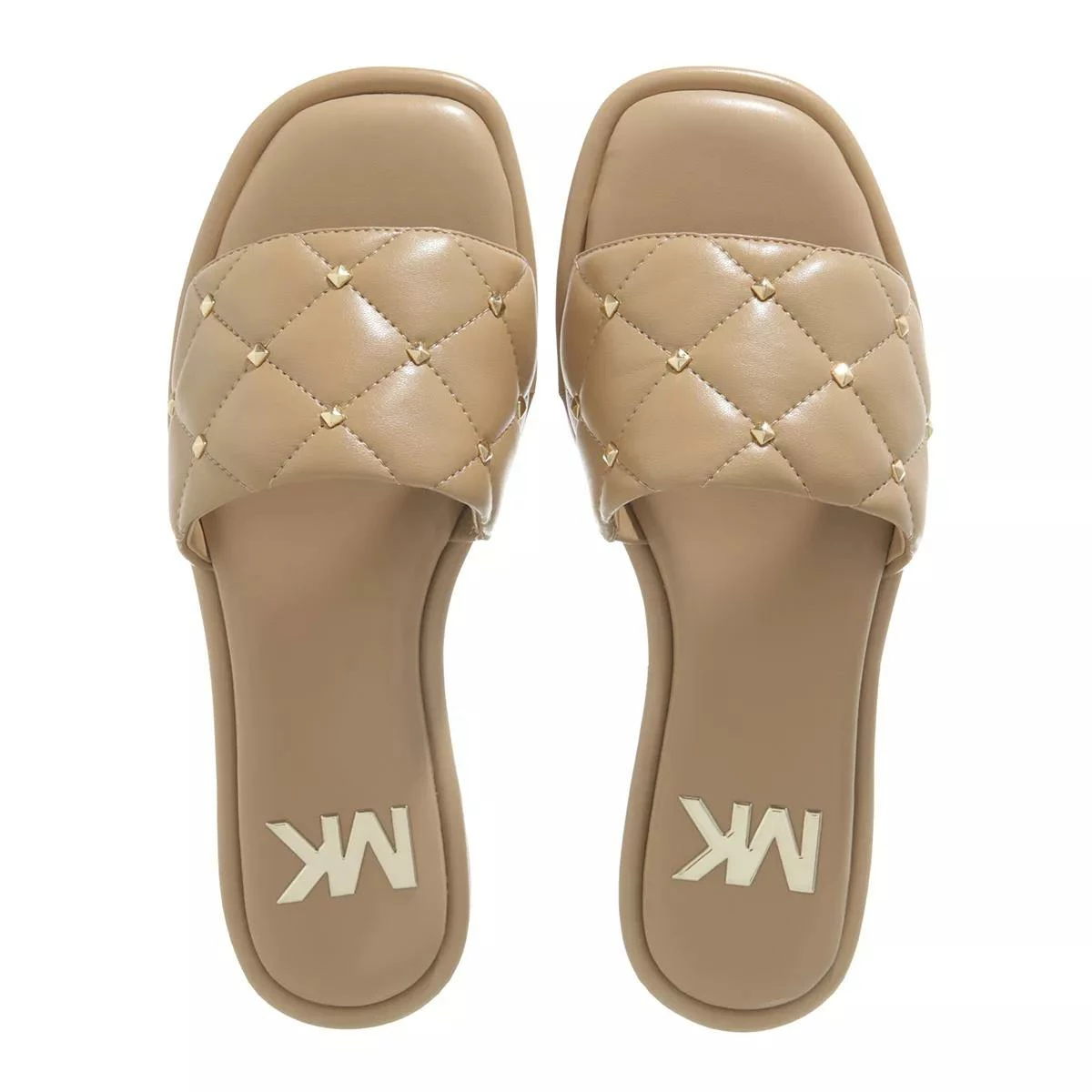 MICHAEL Michael Kors Hayworth Slide Camel Claquette 6 MICHAEL Michael Kors Hayworth Slide Camel Claquette – Image 4