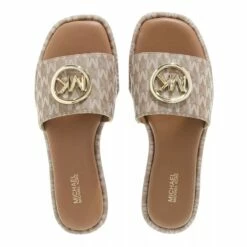 MICHAEL Michael Kors Hayworth Slide Luggage Claquette -Pas Cher Fashionette Magasin A0191856 MichaelMichaelKors position 4