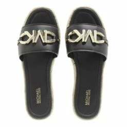 MICHAEL Michael Kors Izzy Slide Black Claquette -Pas Cher Fashionette Magasin A0191859 MichaelMichaelKors position 4